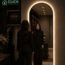 Espelho Corpo Inteiro com LED 170x70 cm – Base Reta, Touch e Dimerizável