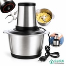 Triturador Elétrico 2L em Inox + Tábua de Madeira