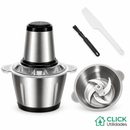 Triturador Elétrico 2L em Inox + Tábua de Madeira