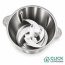Triturador Elétrico 2L em Inox + Tábua de Madeira