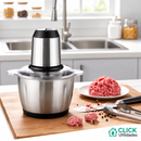 Triturador Elétrico 2L em Inox + Tábua de Madeira