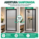 Box para Banheiro Sanfonado PVC | Anticorrosão