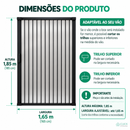 Box para Banheiro Sanfonado PVC | Anticorrosão