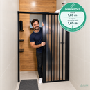 Box para Banheiro Sanfonado PVC | Anticorrosão