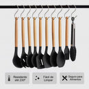 Kit de Utensílios de Cozinha em Silicone com Suporte – Completo e Multifuncional